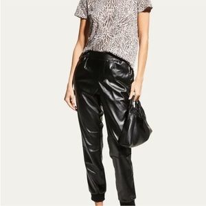 ATM ANTHONY THOMAS MELILLO Vegan Leather Joggers size S